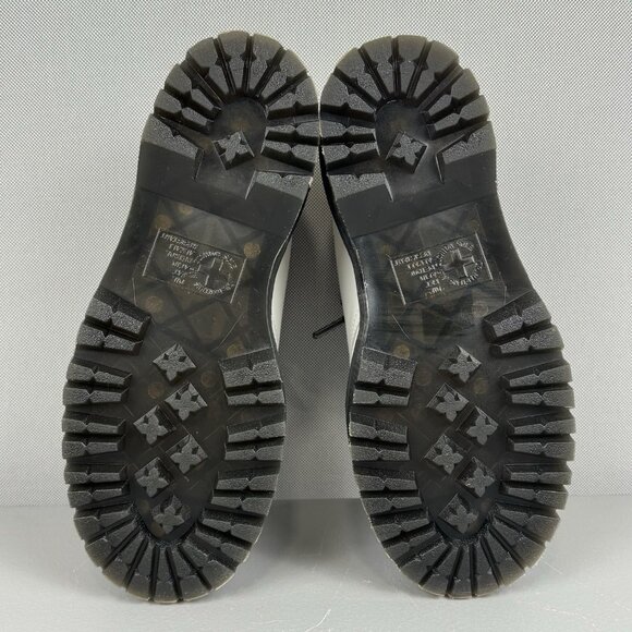 Dr Doc Martens Shoes 1461 Quad Platform Smooth Leather Air Wair Womens 7 White - Picture 7 of 9